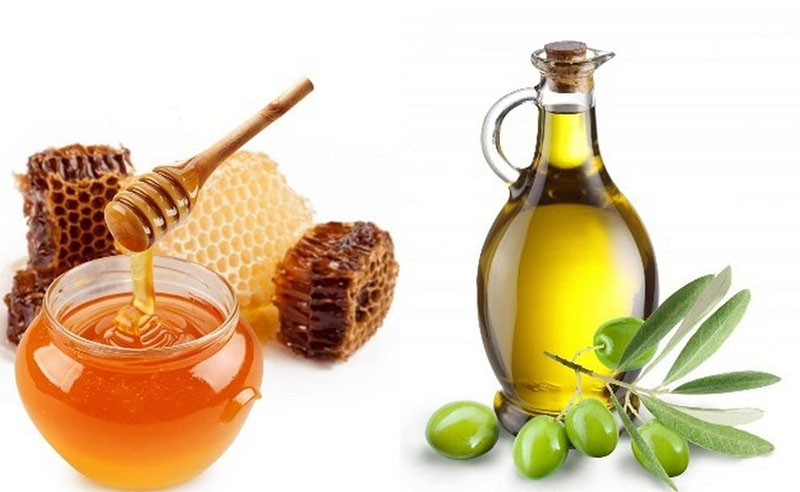 Trị tóc khô xơ bằng mật ong và dầu olive