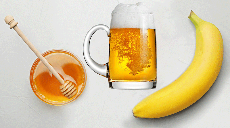 cách trị gàu bằng bia, chuối và mật ong